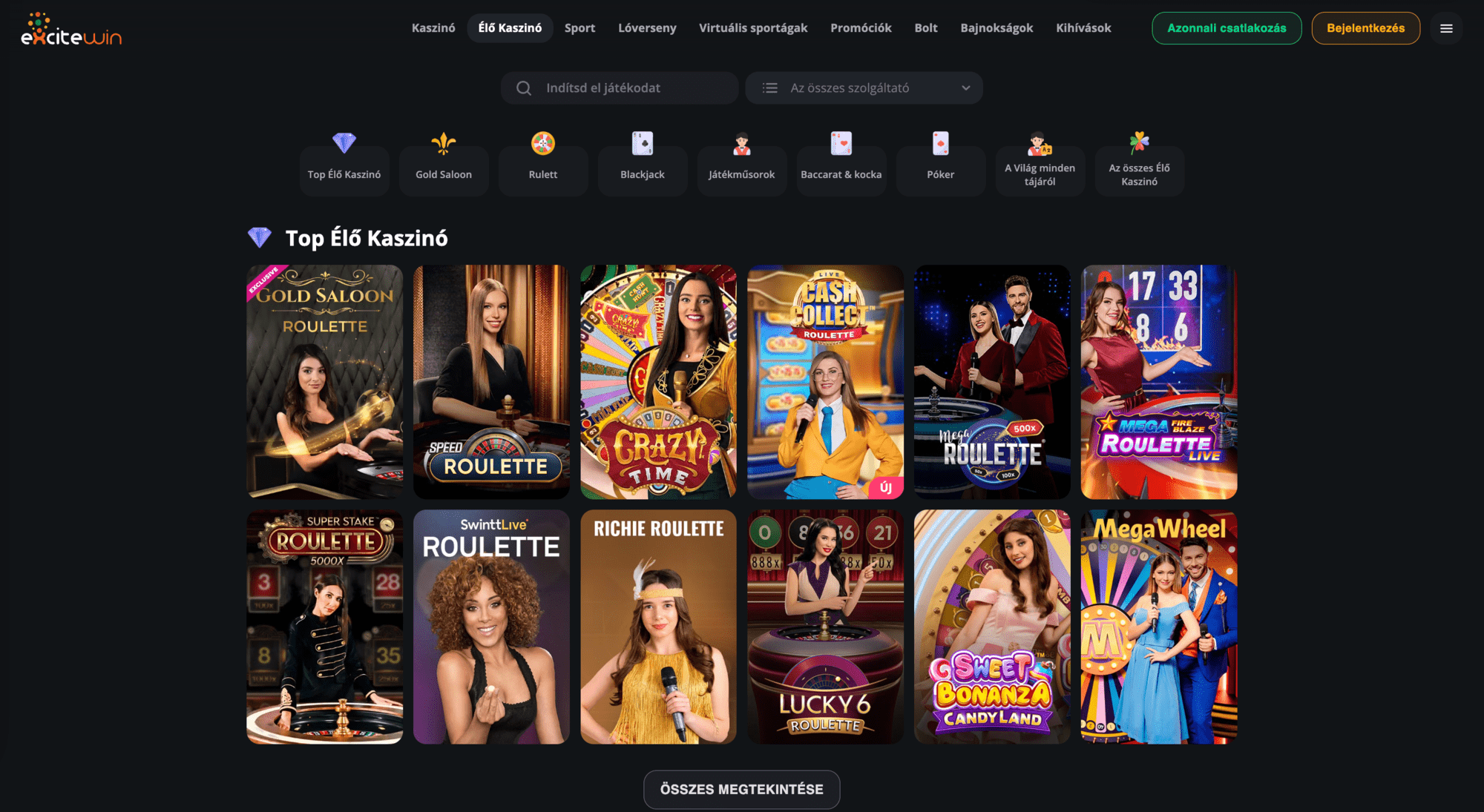 Excitewin live casino