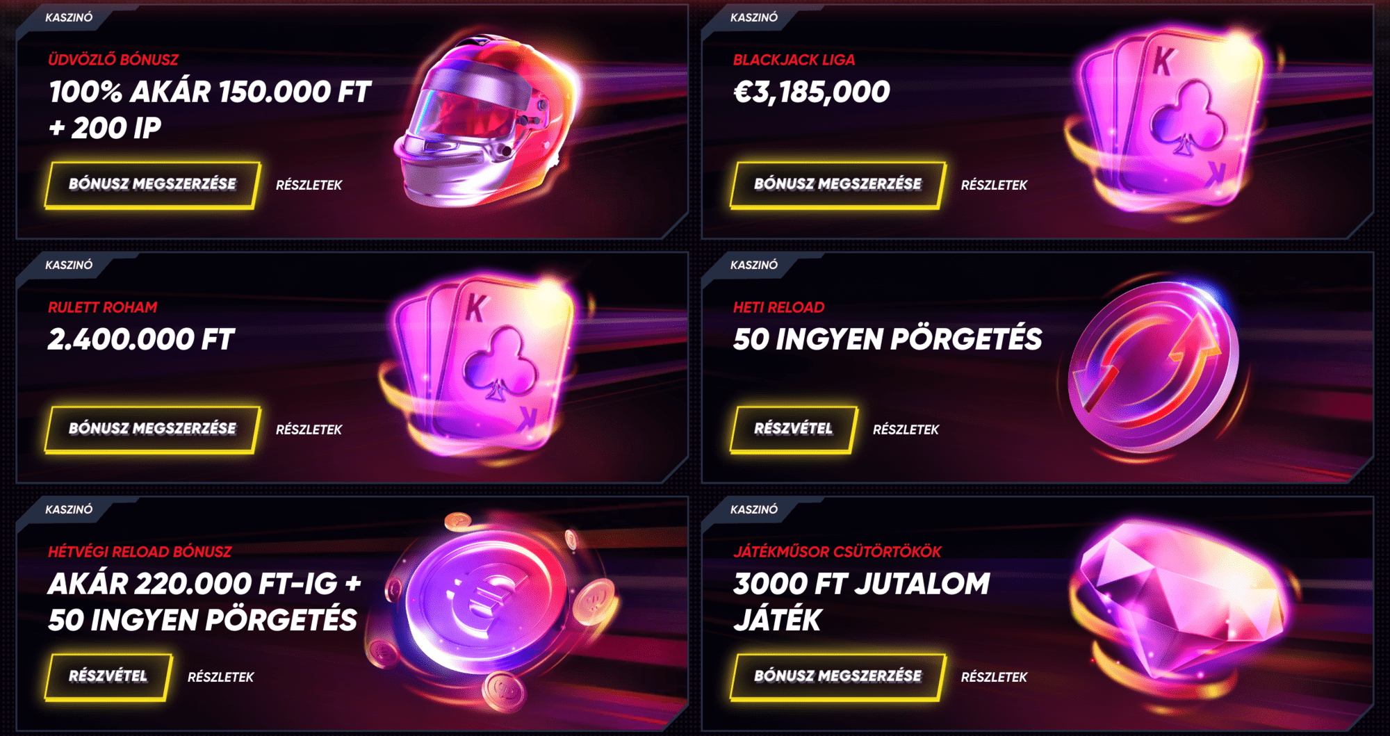 Quickwin Casino bonuses