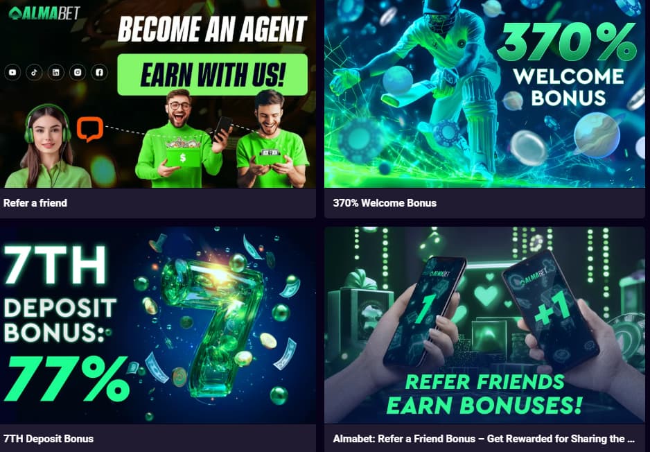 almabet kaszinó promóciók